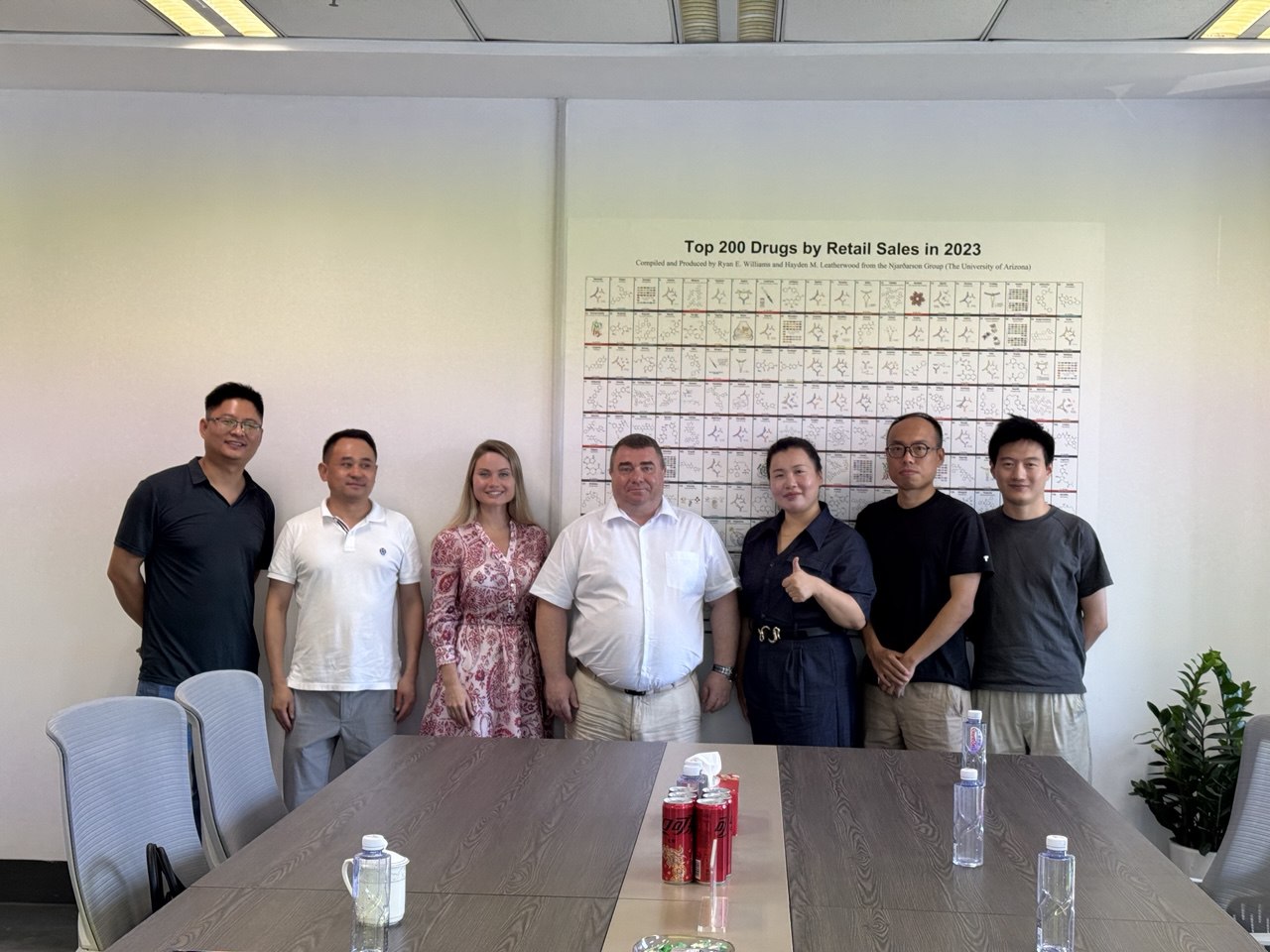 Photo 3 for news: The NCSS team visited the international CPHI exhibition in Shanghai.